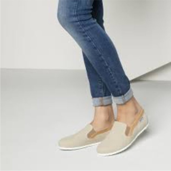 Birkenstock Shoes - Birkenstock Jenks Canvas Slip-On Shoes – Beige/Tan, Size 37 (US Women’s 6 – 6.5)